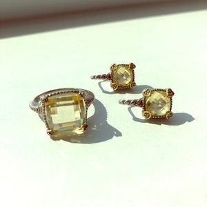 Judith Ripka . 100% authentic. Canary yellow